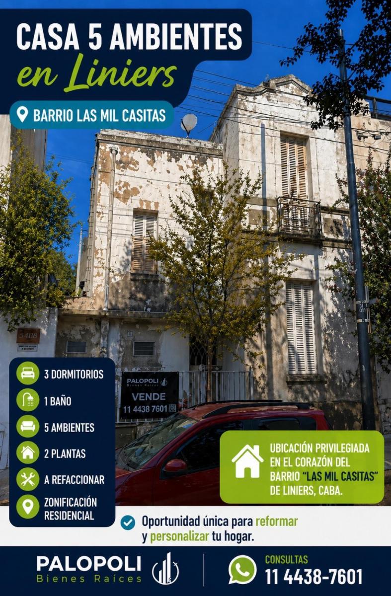 Buy or rent a property | Carlos Noel, Liniers C1408DSI
